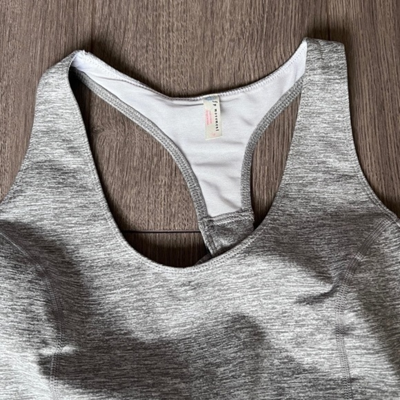 Free People Movement Light Synergy Crop In Heather Grey Size Large - Picture 4 of 12